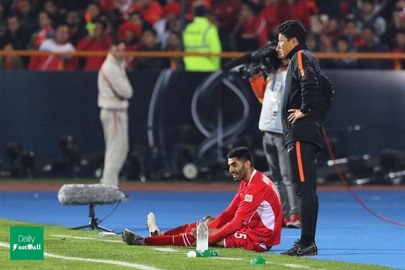 محمد انصاری رباط صلیبی پاره کرد؟