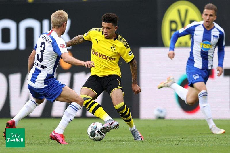 خلاصه بازی دورتموند و هرتابرلین امشب شنبه 17 خرداد 99 + فیلم