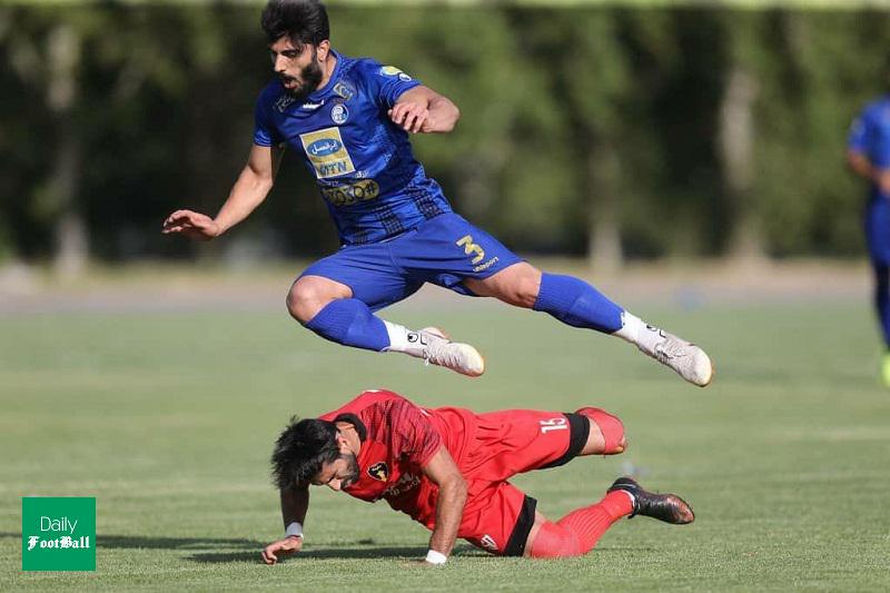 این تکل خشن مدافع استقلال را مصدوم کرد