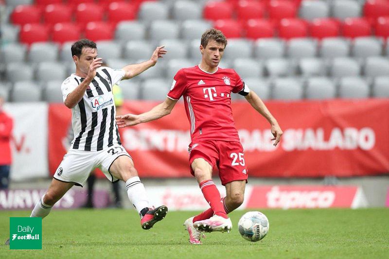 خلاصه بازی بایرن مونیخ و فرایبورگ امروز شنبه 31 خرداد 99 + فیلم