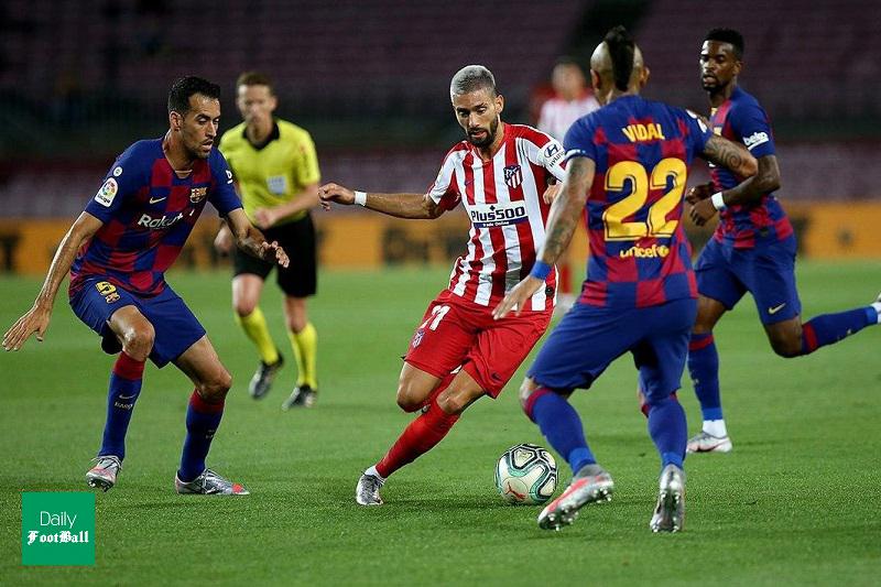 پخش زنده بازی بارسلونا و اتلتیکو مادرید امشب سه شنبه 10 تیر 99