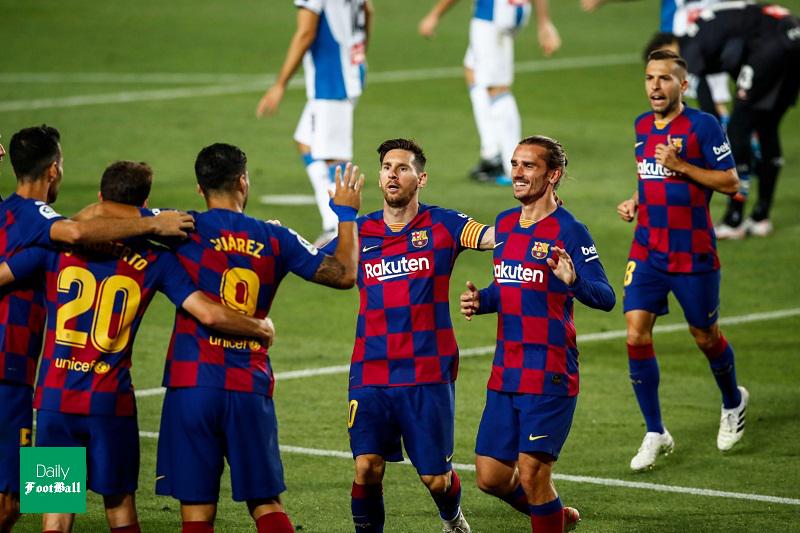 نتیجه بازی بارسلونا و اسپانیول/ پیروزی بارسا در دربی کاتالونیا