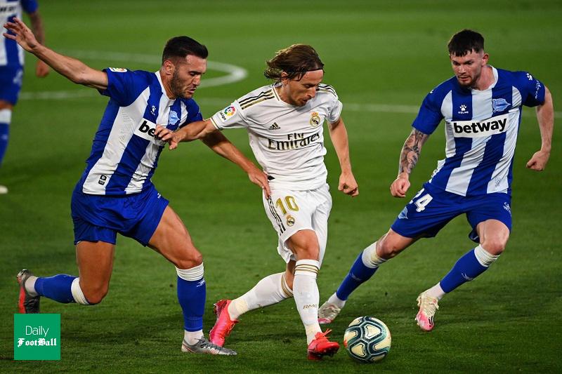 پخش زنده بازی رئال مادرید و آلاوز امشب جمعه 20 تیر 99