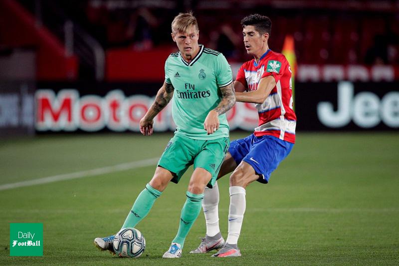 خلاصه بازی رئال مادرید و گرانادا دیشب دوشنبه 23 تیر 99