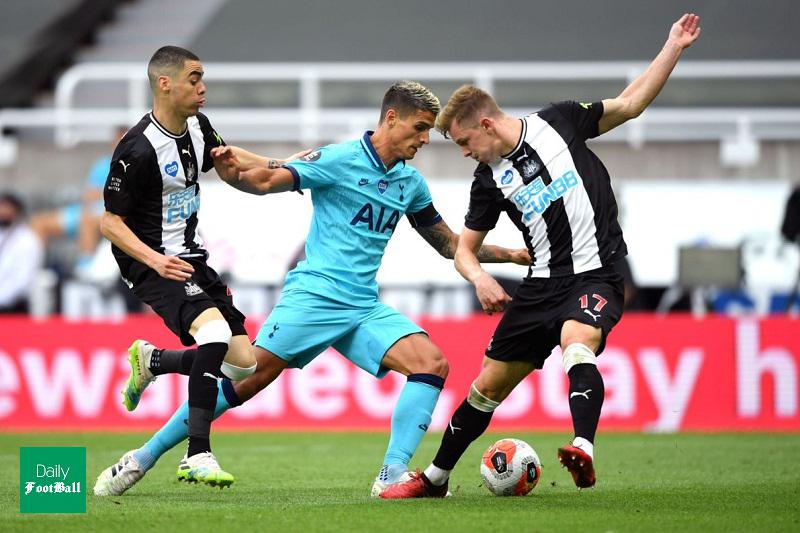 خلاصه بازی تاتنهام و نیوکاسل دیشب چهارشنبه 25 تیر 99 + فیلم