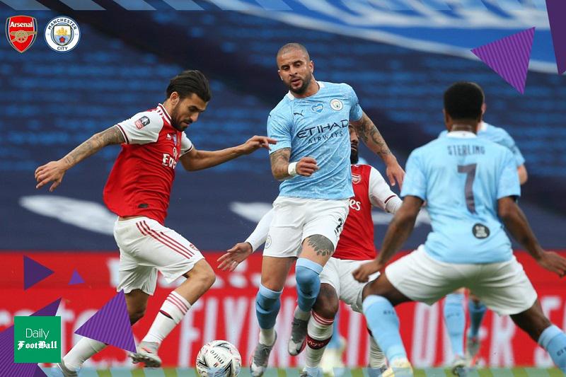 خلاصه بازی آرسنال و منچسترسیتی دیشب شنبه 28 تیر 99 + فیلم