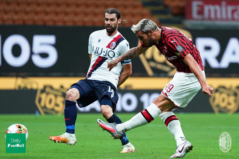 میلان بولونیا را به توپ بست