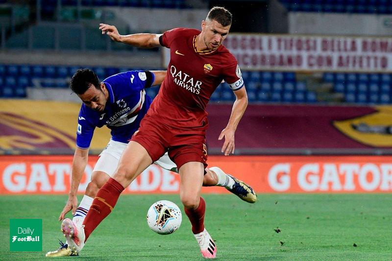 پخش زنده بازی رم و سمپدوریا امشب چهارشنبه 4 تیر 99