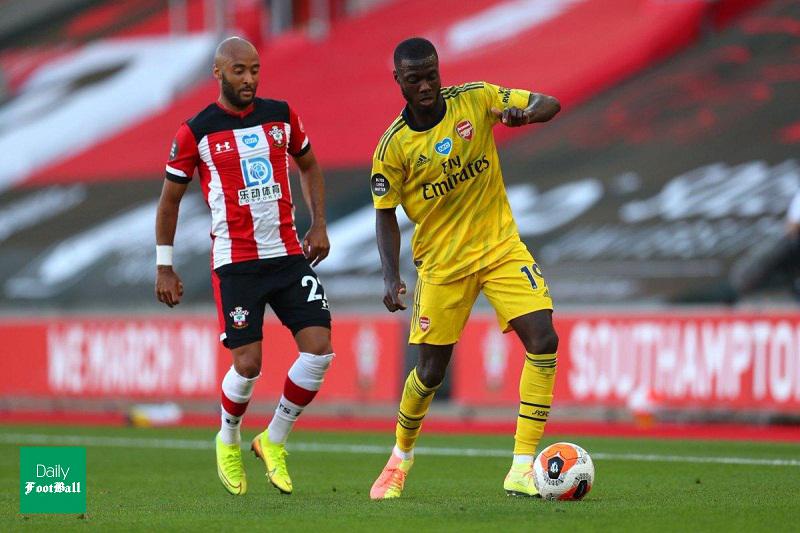 خلاصه بازی آرسنال و ساوتهمپتون دیشب پنجشنبه 5 تیر 99 + فیلم