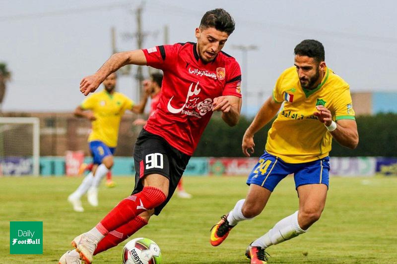 خلاصه بازی صنعت نفت آبادان و شهر خودرو امشب جمعه 10 مرداد 99 + فیلم