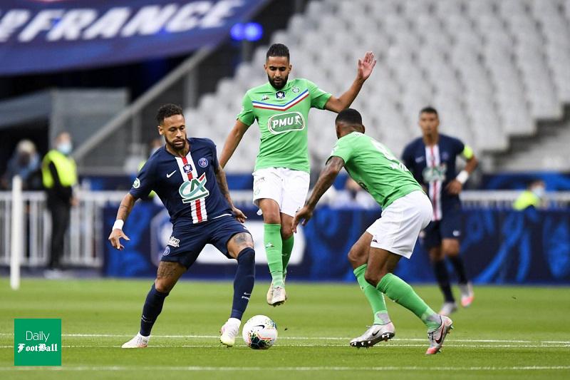 خلاصه بازی پاری سن ژرمن و سن اتین دیشب جمعه 3 مرداد 99 + فیلم