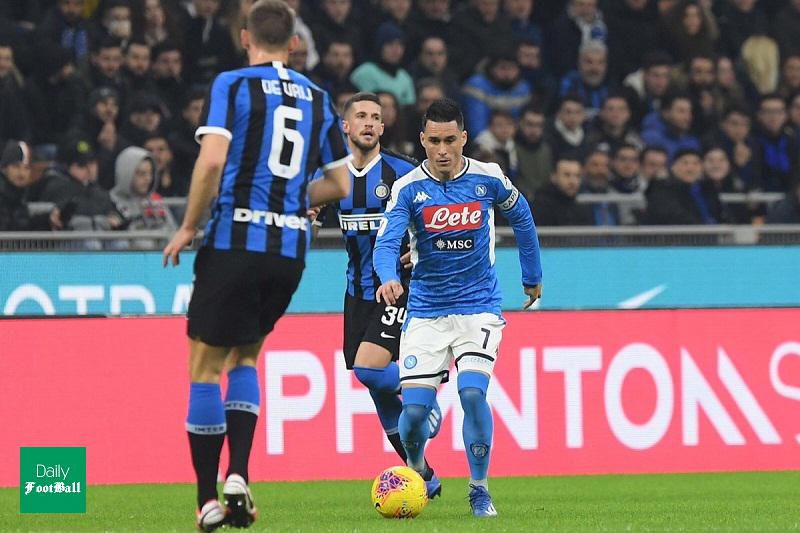 ترکیب اینتر و ناپولی برای بازی امشب 7 مرداد 99