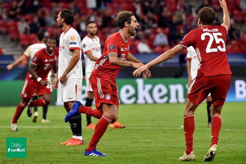 خلاصه بازی بایرن مونیخ و سویا دیشب پنجشنبه 3 مهر 99 + فیلم