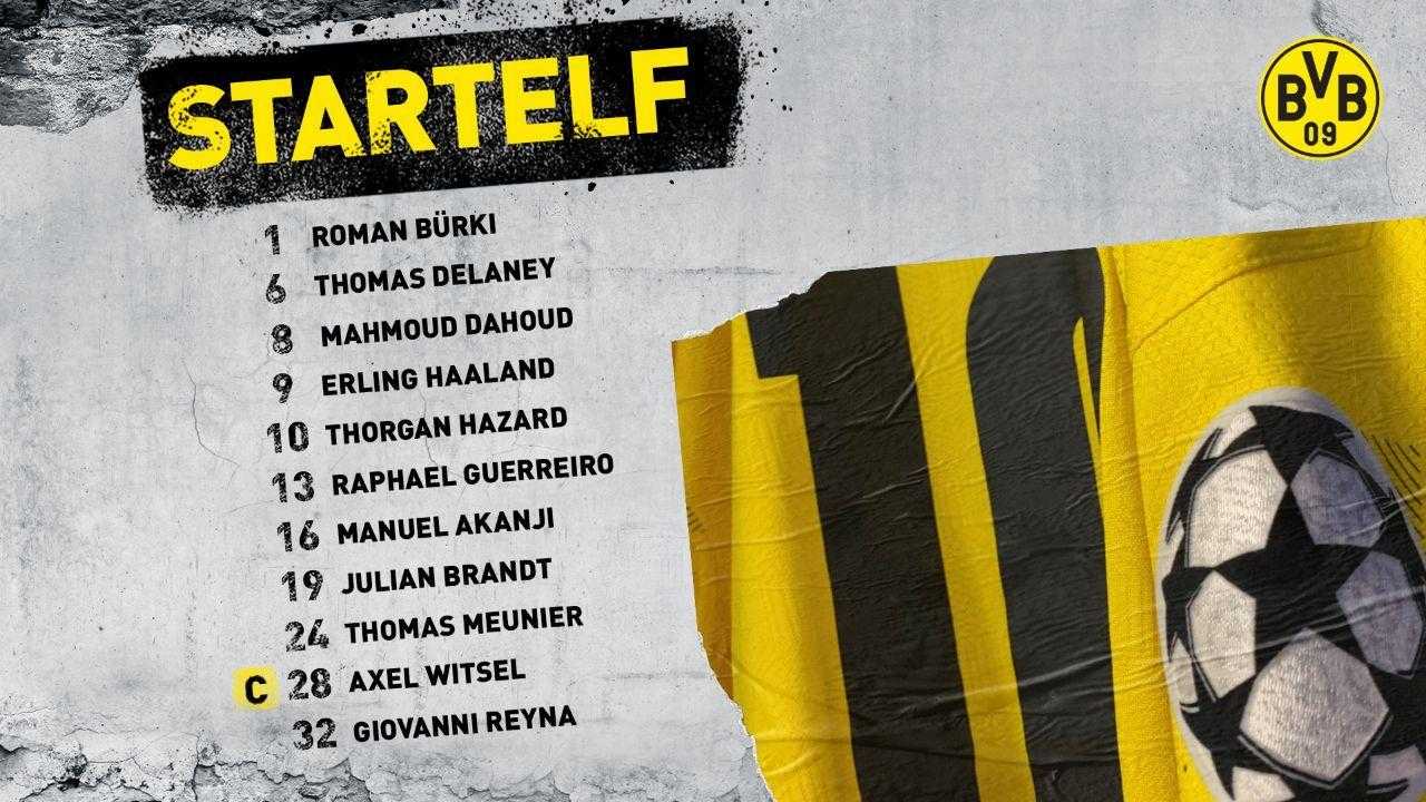 ترکیب دورتموند مقابل کلوب بروژ برای بازی امشب 14 آبان 99