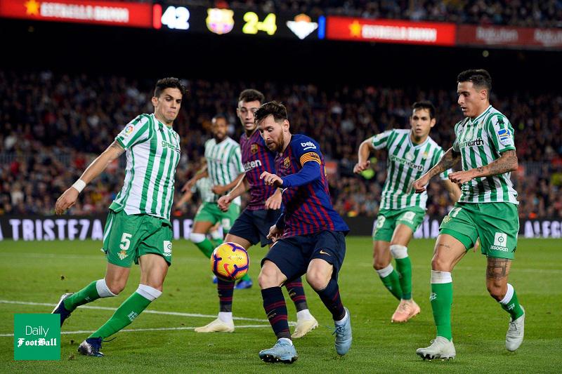 ساعت بازی بارسلونا و رئال بتیس امشب شنبه 17 آبان 99