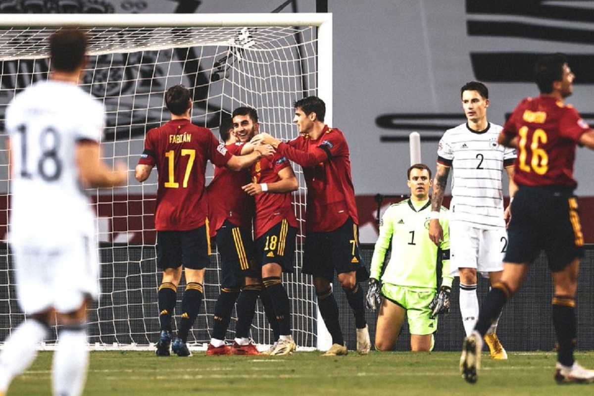 لیگ ملت های اروپا| نتیجه بازی اسپانیا و آلمان | اسپانیا آلمان را 6تایی کرد