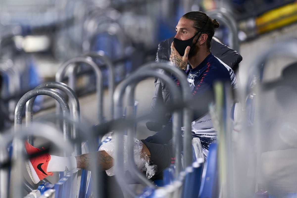 سرخیو راموس بازی رئال مادرید و اینتر را از دست داد