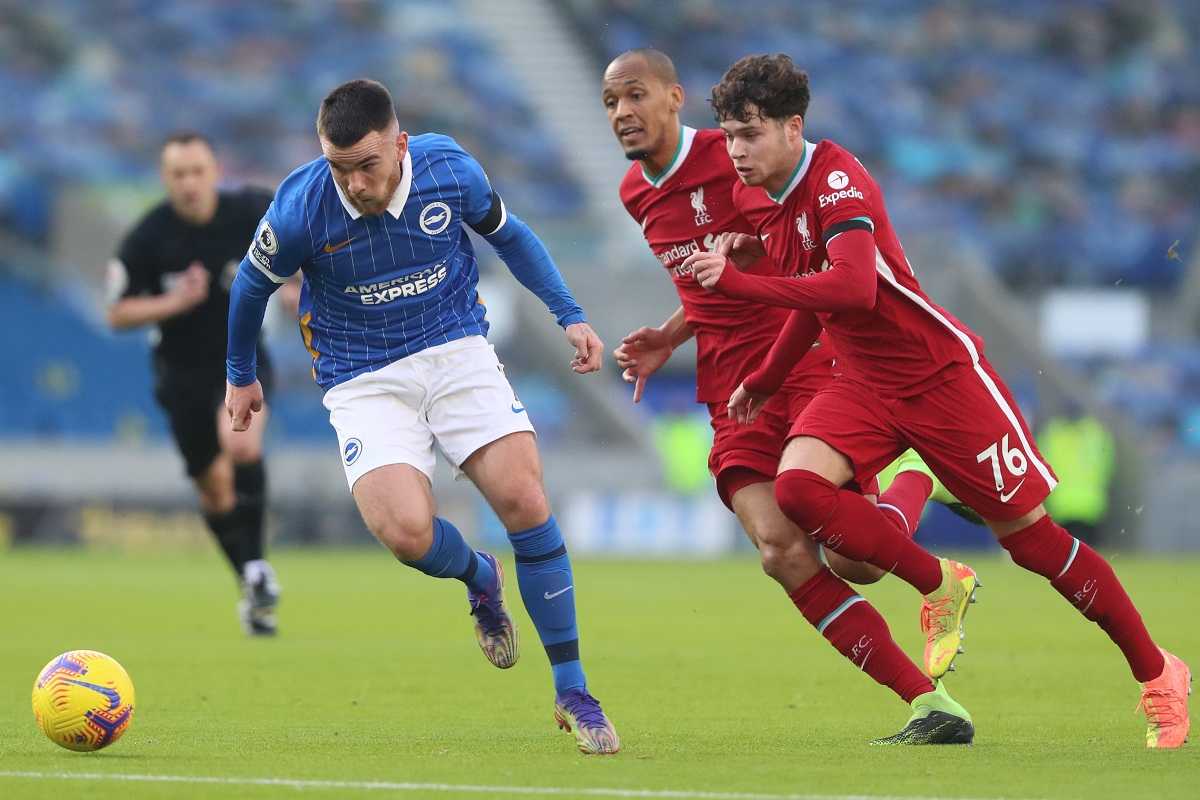 نتیجه بازی لیورپول و برایتون| فرار برایتون از شکست با حضور علیرضا جهانبخش