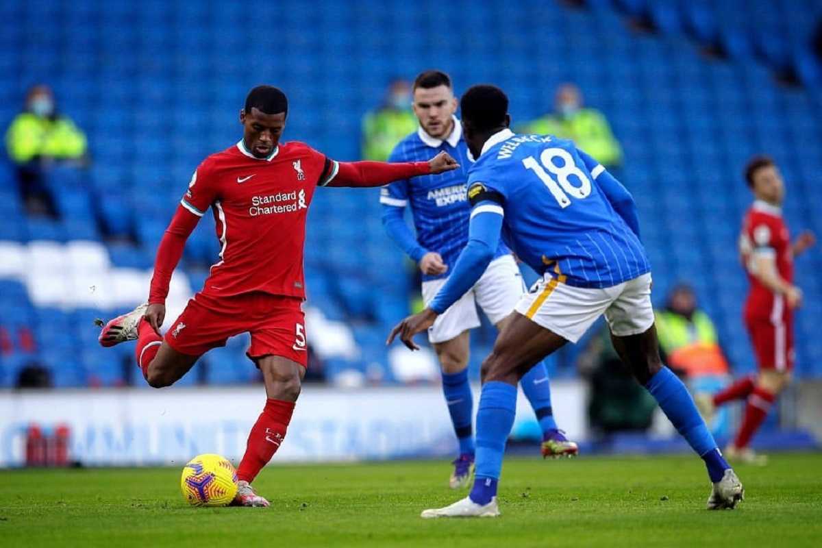 نتیجه بازی لیورپول و برایتون| فرار برایتون از شکست با حضور علیرضا جهانبخش