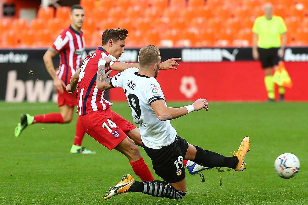 نتیجه بازی اتلتیکو مادرید و والنسیا| اتلتیکومادرید به صدر لالیگا رسید