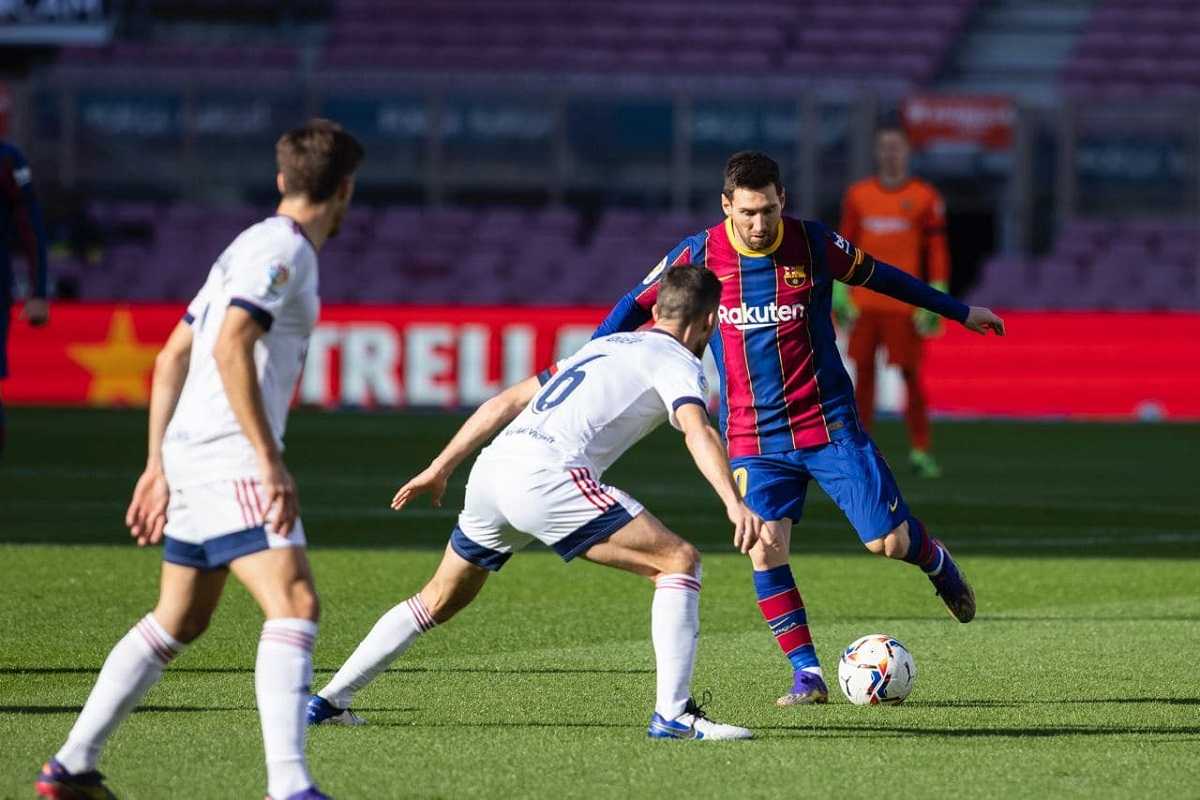 نتیجه بازی بارسلونا و اوساسونا| پیروزی پرگل بارسا در نیوکمپ