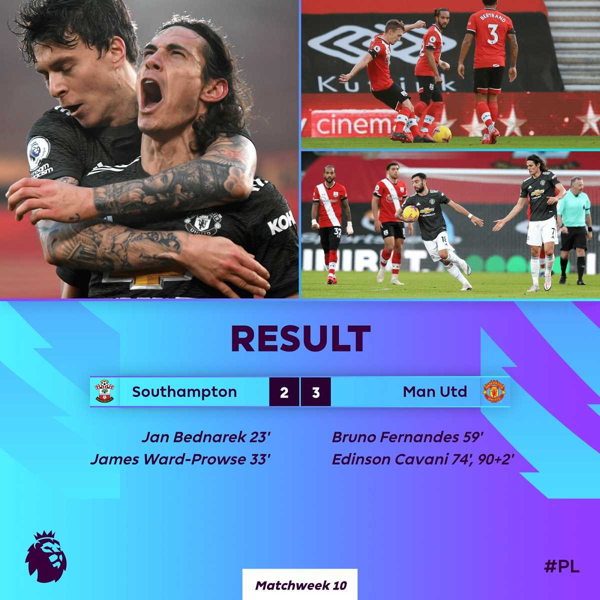 پخش زنده فوتبال| پخش زنده بازی منچستریونایتد و ساوتهمپتون امشب یکشنبه 9 آذر 99