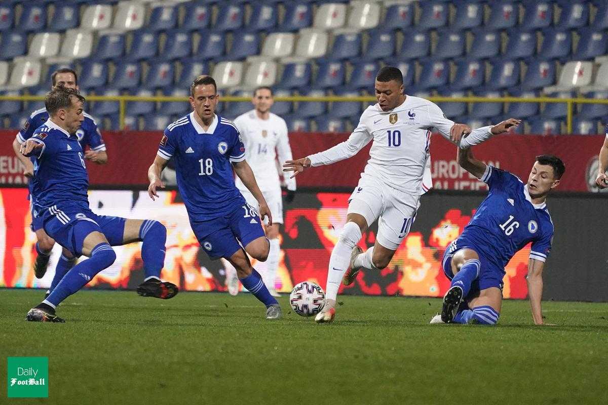 نتیجه بازی فرانسه و بوسنی| صدرنشینی فرانسه در مرحله گروهی انتخابی جام جهانی 2022