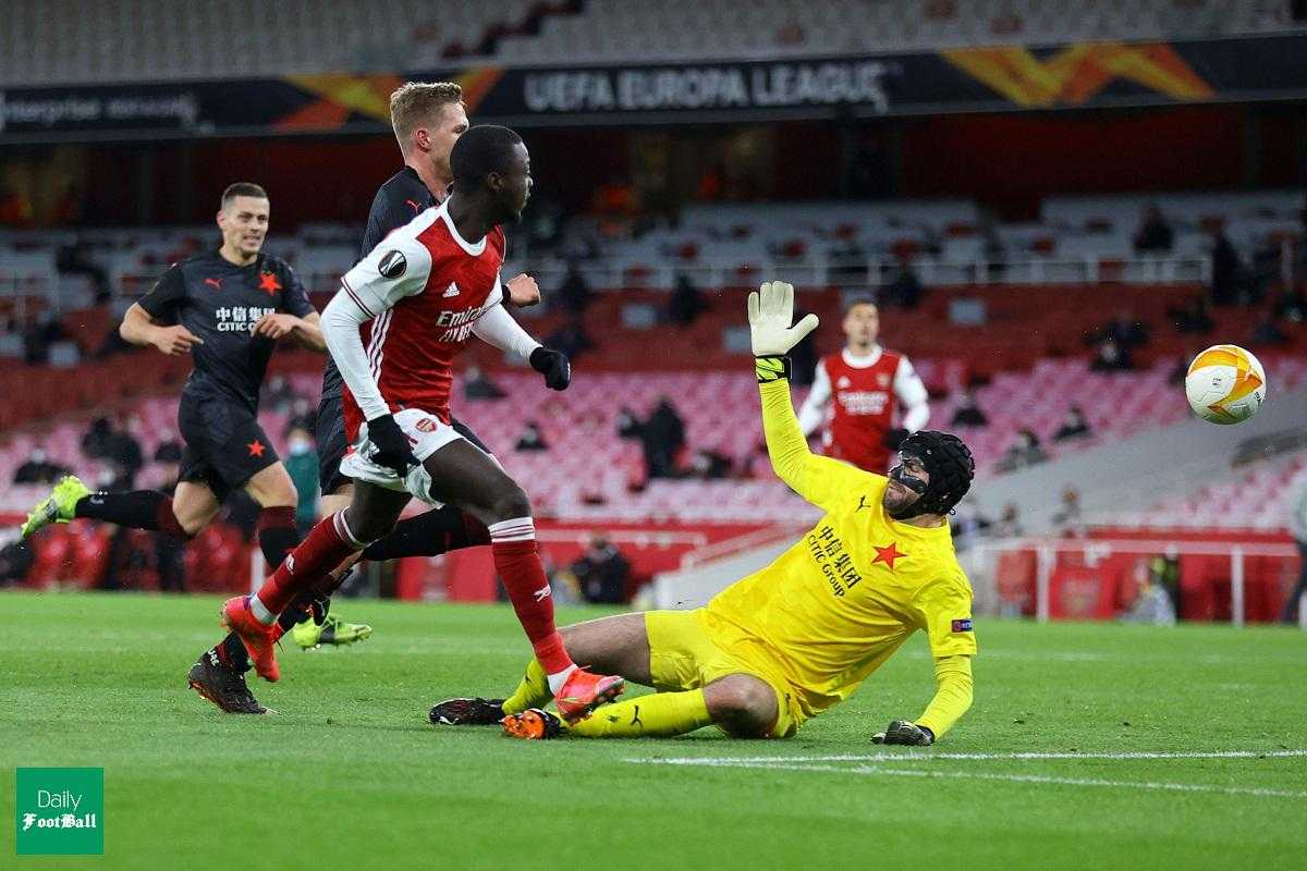 نتیجه بازی آرسنال و اسلاویا پراگ| تساوی توپچی ها در لحظات پایانی