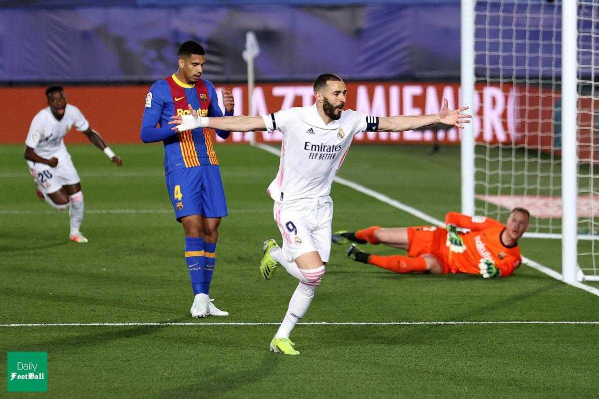 نتیجه بازی ال کلاسیکو| صعود رئال مادرید به صدر جدول لالیگا با شکست بارسلونا