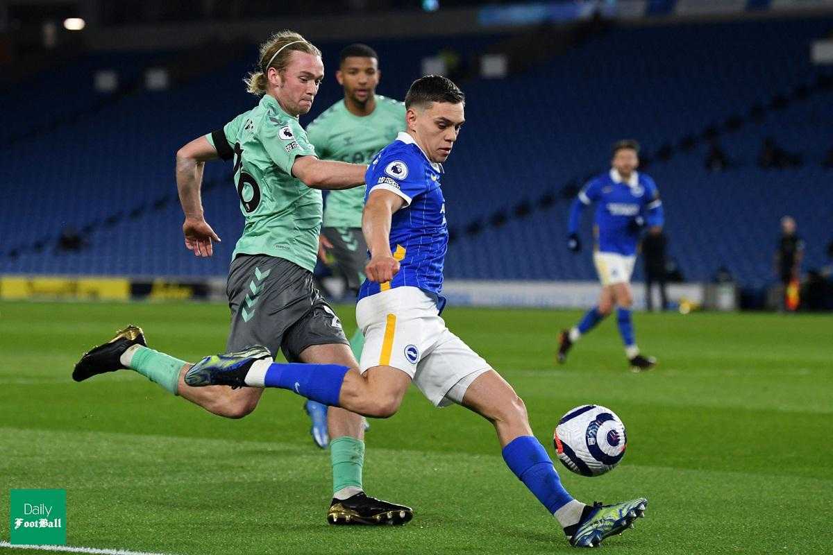 نتیجه بازی برایتون و اورتون| تساوی برایتون در حضور 3 دقیقه ای علیرضا جهانبخش