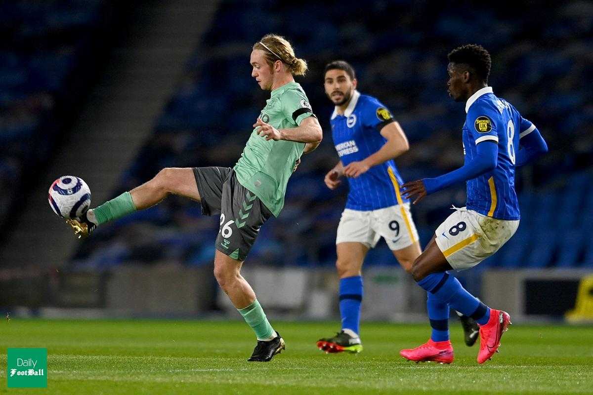 نتیجه بازی برایتون و اورتون| تساوی برایتون در حضور 3 دقیقه ای علیرضا جهانبخش