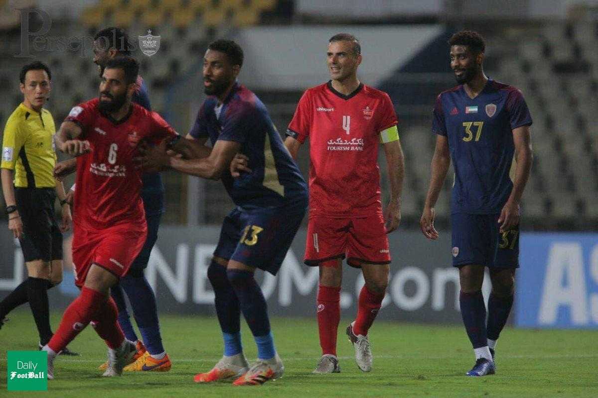 سیدجلال حسینی بهترین بازیکن بازی پرسپولیس و الوحده شد