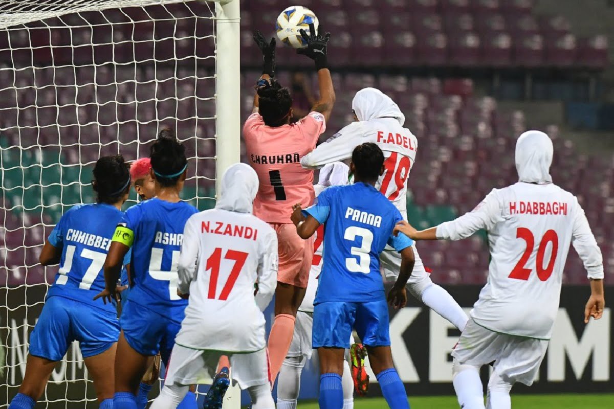 نتیجه بازی فوتبال زنان ایران و هند در مرحله گروهی جام ملت های آسیا 2022