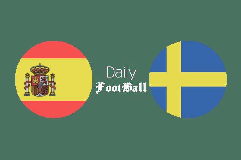 پخش زنده بازی اسپانیا و سوئد امشب دوشنبه 24 خرداد 1400