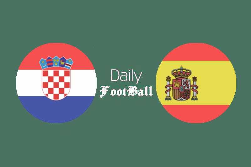 پخش زنده بازی کرواسی و اسپانیا امشب دوشنبه 7 تیر 1400