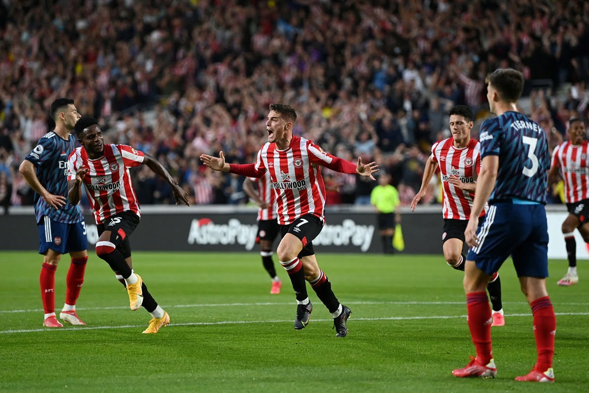 نتیجه بازی آرسنال و برنتفورد| پیروزی برنتفورد در غیاب سامان قدوس