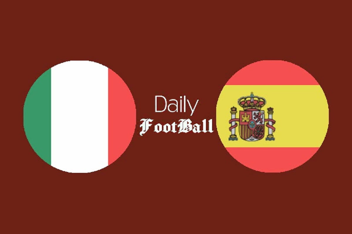 ساعت بازی ایتالیا و اسپانیا امشب چهارشنبه 14 مهر 1400