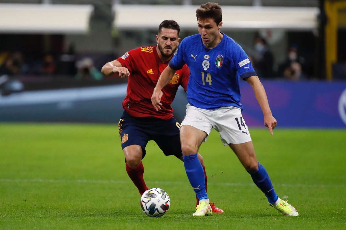 فیلم| خلاصه بازی ایتالیا و اسپانیا دیشب چهارشنبه 14 مهر 1400