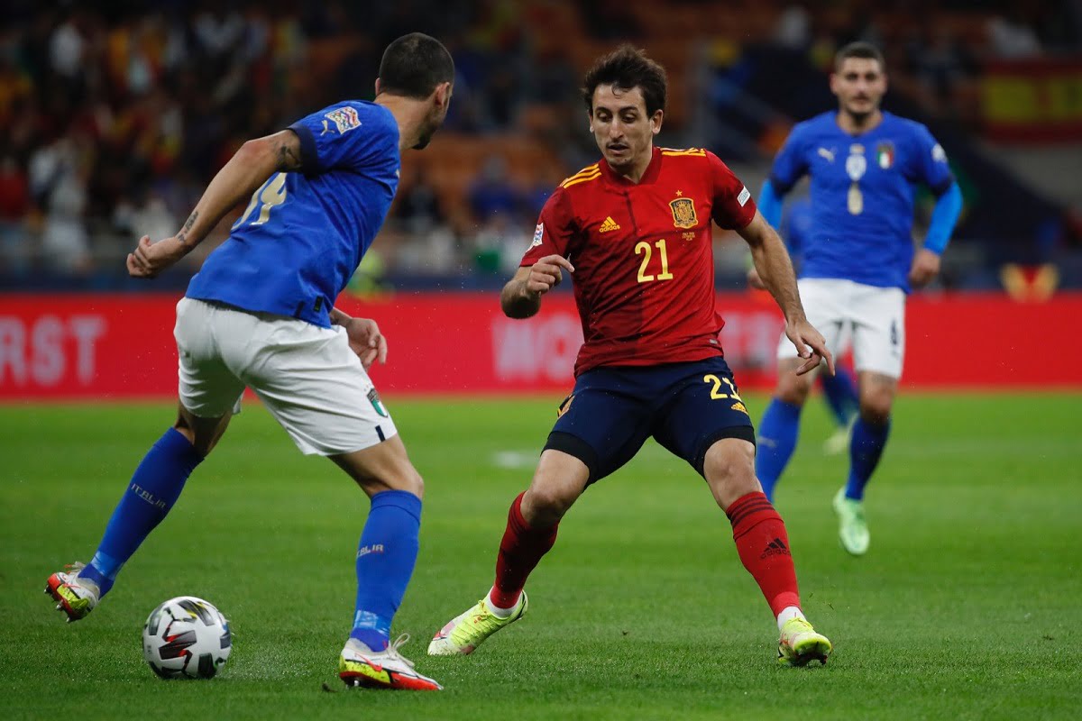 پخش زنده بازی ایتالیا و اسپانیا امشب چهارشنبه 14 مهر 1400