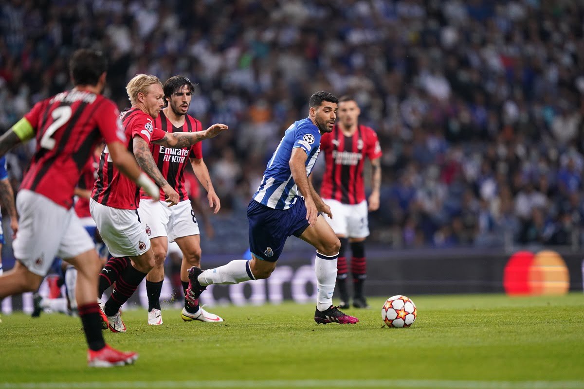 پخش زنده بازی پورتو و میلان امشب سه شنبه 27 مهر 1400