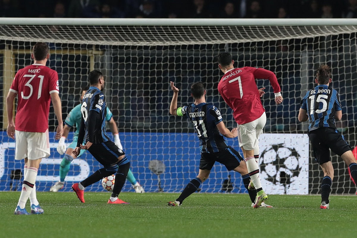 نتیجه بازی منچستریونایتد و آتالانتا| فرار منچستر یونایتد از شکست با دبل رونالدو