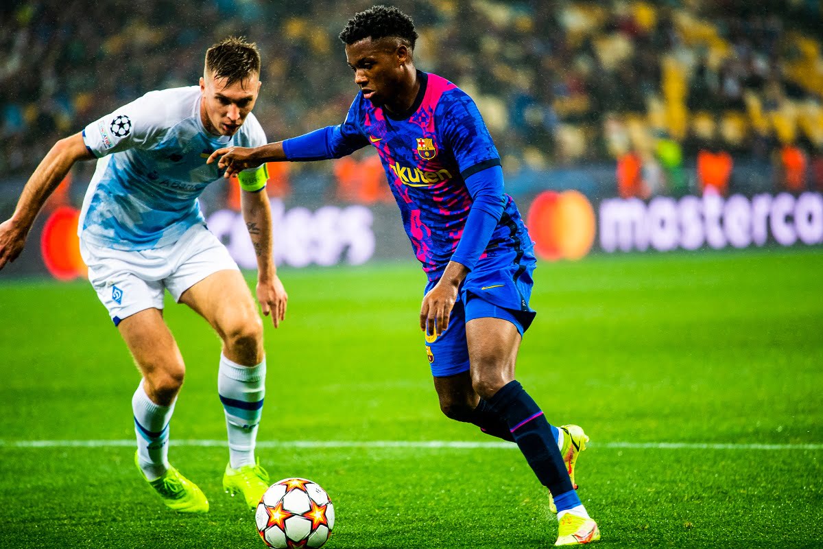 نتیجه بازی بارسلونا و دیناموکیف| پیروزی بارسا با گلزنی آنسو فاتی