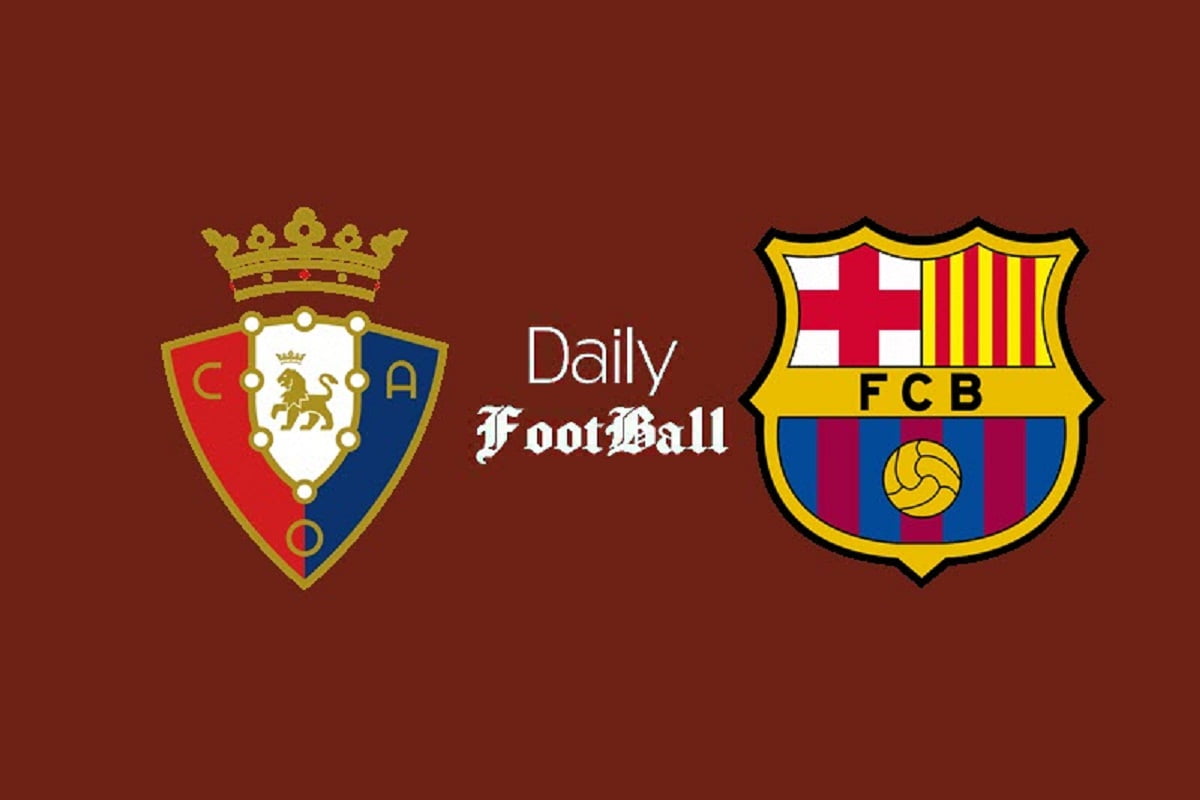 ساعت بازی بارسلونا و اوساسونا امشب یکشنبه 21 آذر 1400