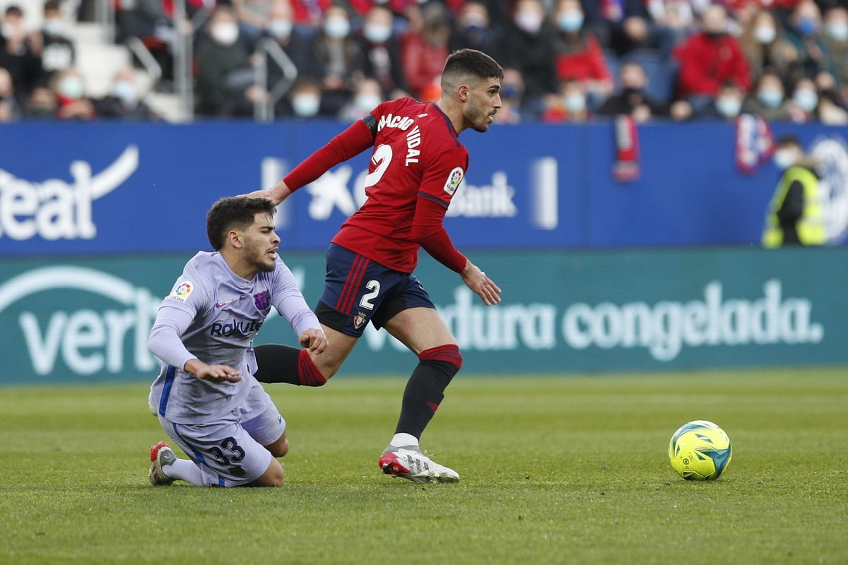 پخش زنده بازی بارسلونا و اوساسونا امشب یکشنبه 21 آذر 1400