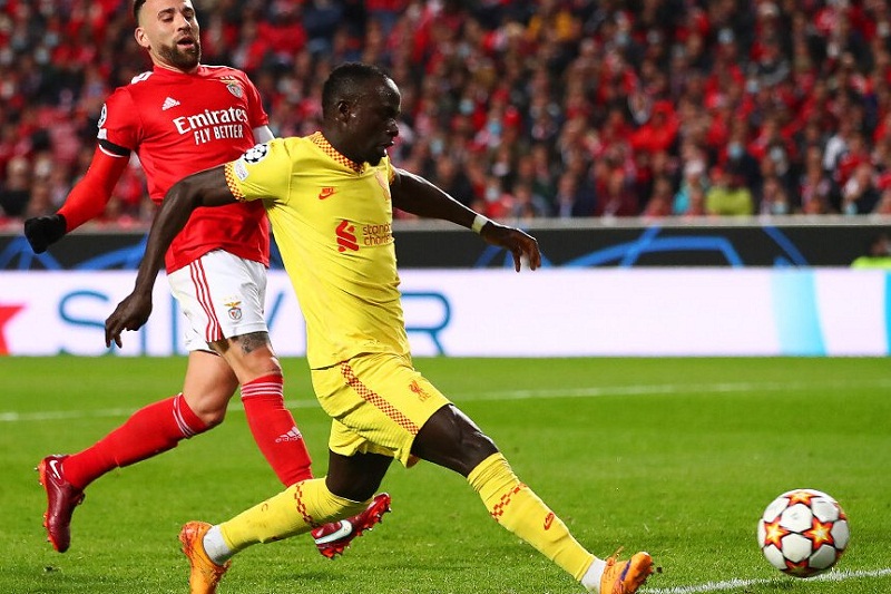 نتیجه بازی لیورپول و بنفیکا| پیروزی لیورپول در خانه بنفیکا