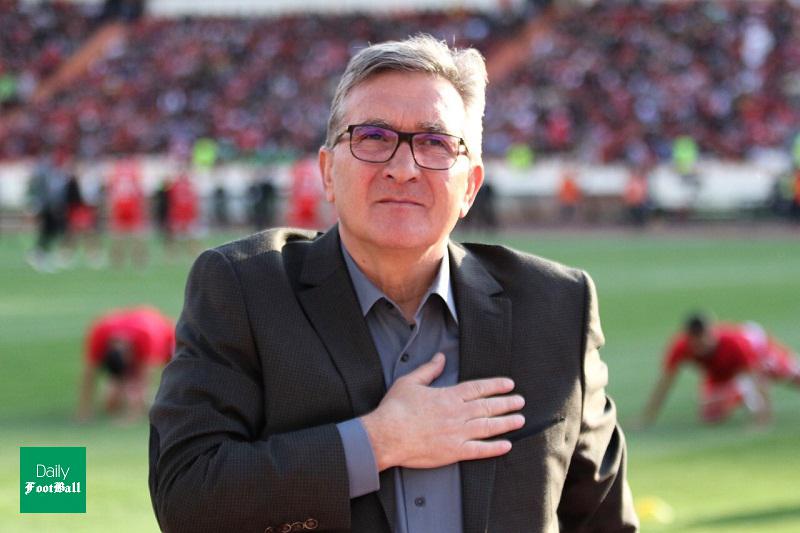 عکس برانکو از ورودی تمرین پرسپولیس حذف شد؟