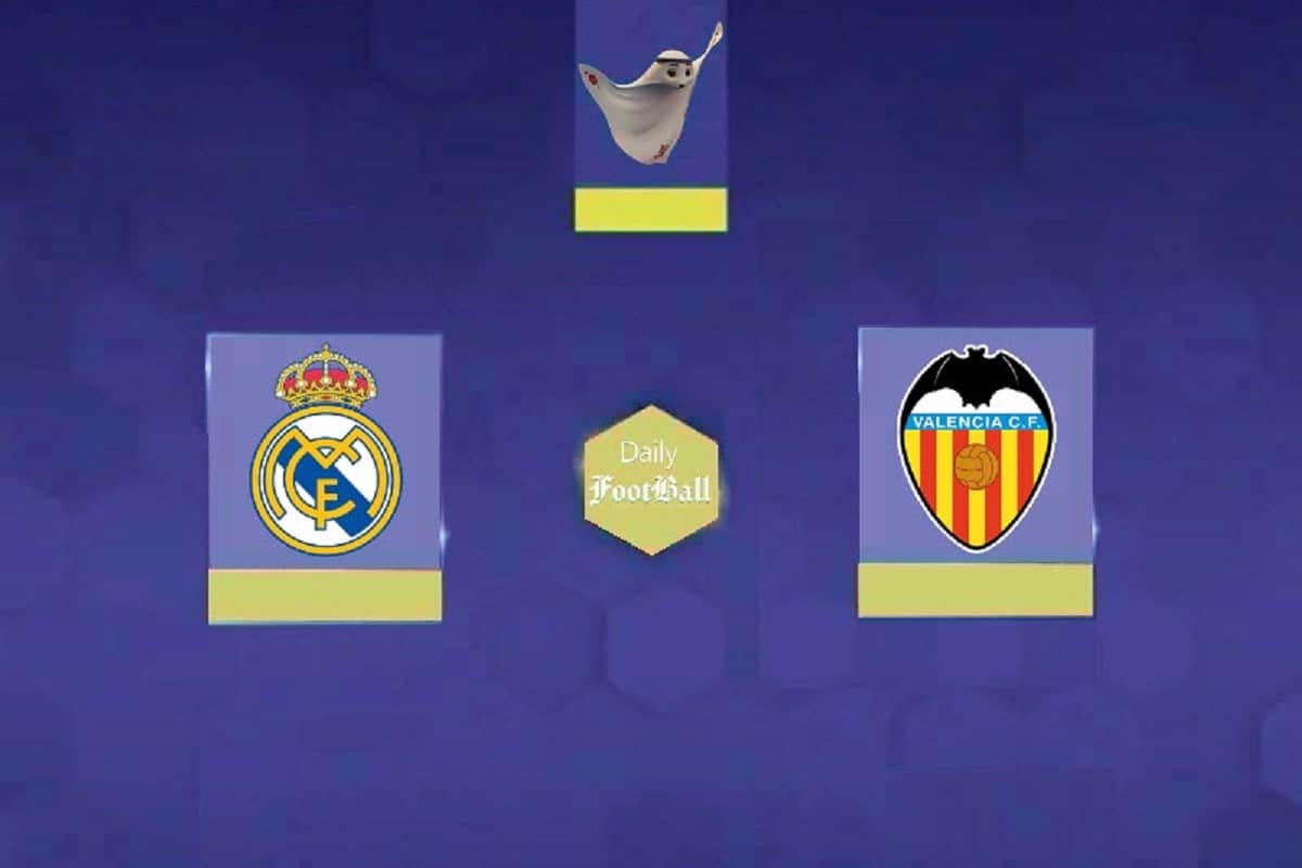 پخش زنده بازی رئال مادرید و والنسیا امشب چهارشنبه 21 دی 1401