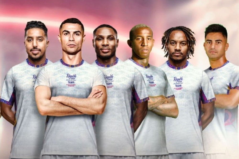 کریستیانو رونالدو در ترکیب منتخب النصر و الهلال مقابل پاری سن ژرمن برای بازی امشب 29 دی 1401