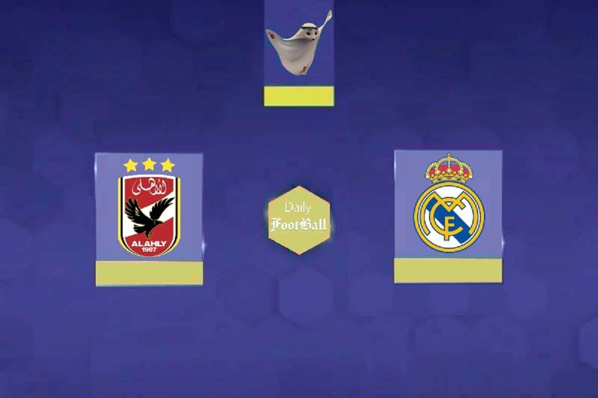 پخش زنده بازی رئال مادرید و الاهلی امشب چهارشنبه 19 بهمن 1401