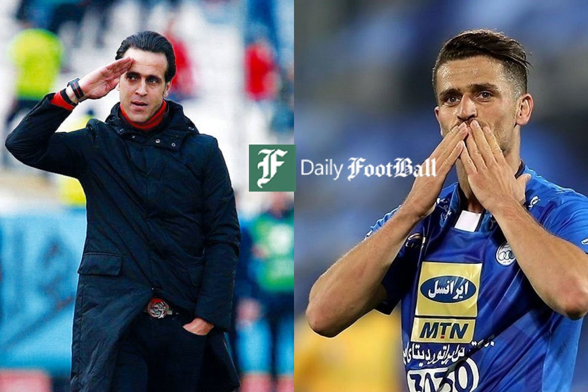 فیلم| صداگذاری ناشیانه اینترنشنال برای تشویق علی کریمی و وریا غفوری در ورزشگاه آزادی